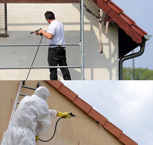 Nettoyage et peinture façade - PROMEUCHE : Peintre en Belgique : Namur, Jumet Charleroi …traitement anti-mousse, démoussage, imperméabilisation, ravalement peinture façade, boiserie, ferronnerie en Belgique . PROMEUCHE est une entreprise artisanale en Belgique : Région Wallonne, Flamande et Bruxelles